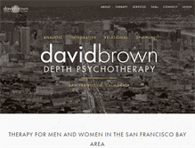 Tablet Screenshot of davidbrownpsychotherapy.com